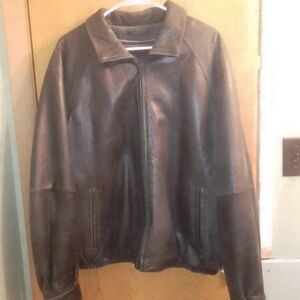 Wilsons Leather Pelle Studio Thinsulate Ultra Insulation Moto Biker Bomber Jacke
